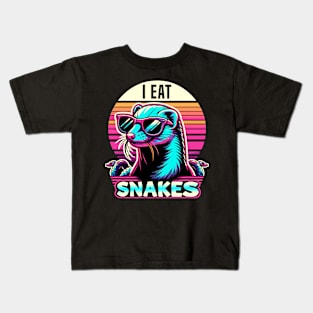 I Eat Snakes Vintage Mungo Kids T-Shirt